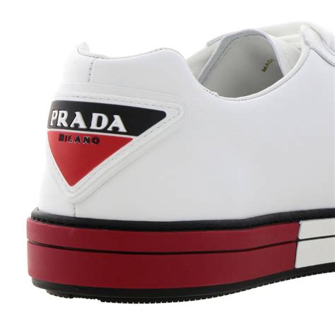 prada schuhe herren rot|Prada sneakers.